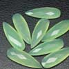 Prehnite Seafoam Green Chalcedony Faceted Pear Drop Briolette Beads Sold per 1 pair & Sizes 30mm x 10mm approx. Onyx is a banded variety of chalcedony. It comes in many colors from white to almost all other colors. It is also used for healing purposes. 